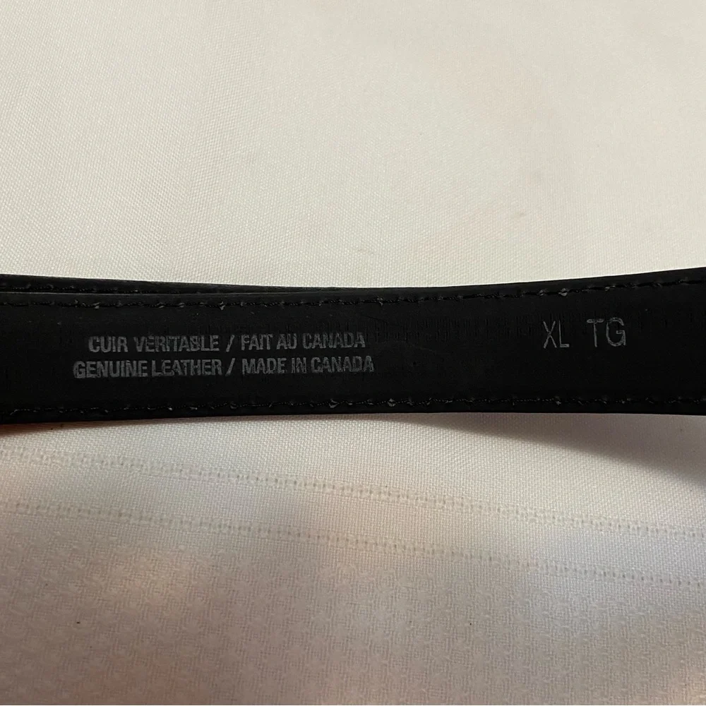 Super Sharp - Black Leather Women’s Adjustable Belt - Adjust 24” to 42”